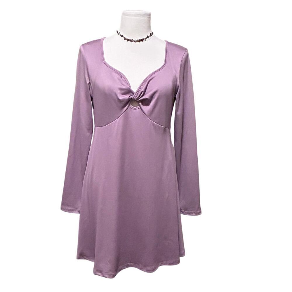 Starlet Dress Light Purple Long Sleeve Size Large, NWT